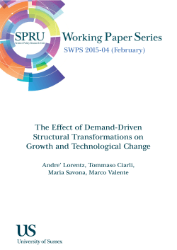 The Effect of Demand-Driven Structural Transformations on Growth