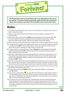 The Board Game itself can be printed at A3 or A4, depending on the