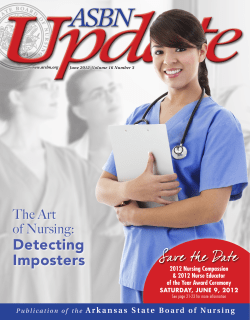 ASBN Update June 2012 - Arkansas State Board of Nursing