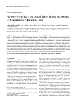 Failure to Consolidate the Consolidation Theory of