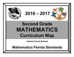 Math Grade 2 - Volusia County Schools