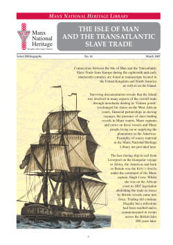 the isle of man and the transatlantic slave trade
