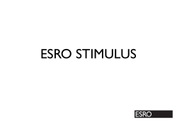 esro stimulus