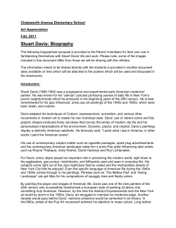 Stuart Davis: Biography