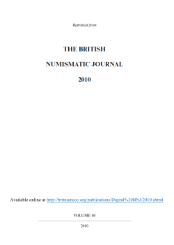 Foundling Fields - British Numismatic Society