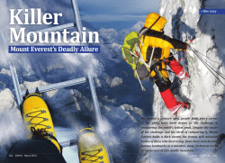 Mount Everest`s Deadly Allure