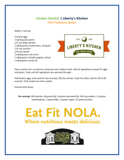 Garden Omelet | Liberty`s Kitchen