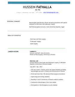 cv 2015.pages - Cairo University Scholars