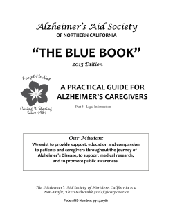 Legal Information - Alzheimer`s Aid Society