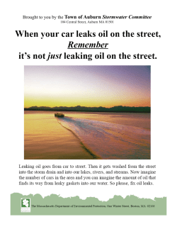 Motor Oil - Town of Auburn