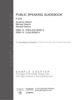 SAMPLE CHAPTER