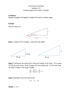 Nested Triangles-Overlapping triangles