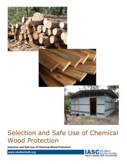 Selection and Safe Use of Chemical Wood Protection