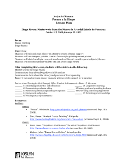 Fresco a la Diego Lesson Plan