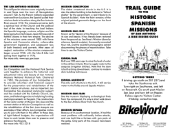 trail guide historic spanish missions