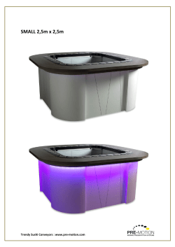 SMALL 2,5m x 2,5m - Pre