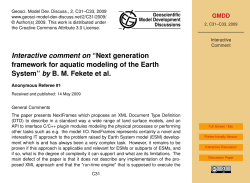 Next generation framework for aquatic modeling of the Earth System
