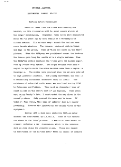 RUSSELL LECTURE HECTOMETER COSMIC STATIC