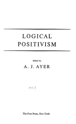 "Protocol Sentences" by Otto Neurath - HIST