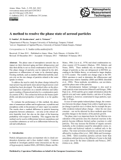 A method to resolve the phase state of aerosol particles