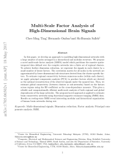 Multi-Scale Factor Analysis of High-Dimensional