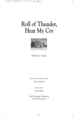 Roll of Thunder, Hear My Cry