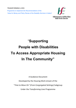 Supporting People with Disabilities To Access Appropriate