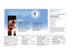 INSIDE - Canon-McMillan School District