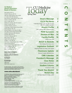 CUMedSpring -04 - University of Colorado Denver