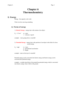 Chapter 6 notes