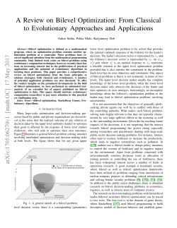 A Review on Bilevel Optimization: From Classical