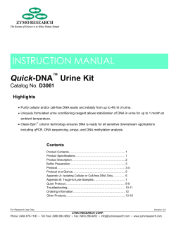 Direct-zol&trade; RNA MiniPrep