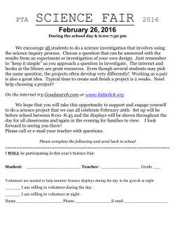 science fair 2007 - Auburn School District