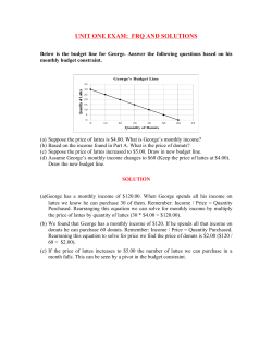 Unit One Exam FRQ Solutions