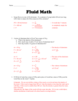 Answers - Mr. Collinson