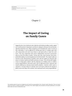 The Impact of Caring on Family Carers
