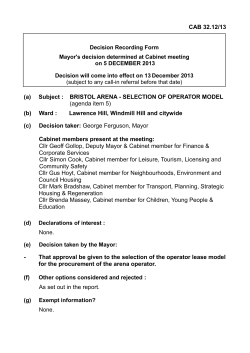 Decisions - Bristol City Council