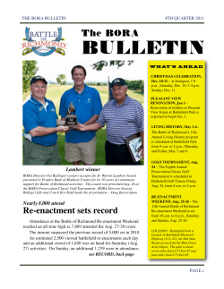 Bull. 4th Q 10-11PDF - Battle of Richmond Association