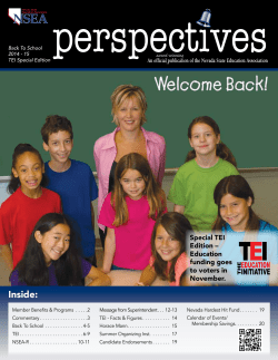 Inside: - Nevada State Education Association