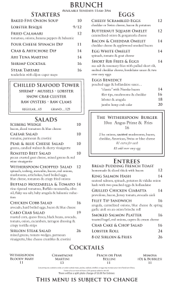 PDF - Witherspoon Grill