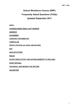 DCSF`s Questions and Answers DfE`s Questions and Answers 130kb