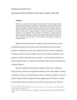 Climbing Our Family Tree AERA