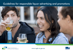 Guidelines for responsible liquor advertising and promotions (PDF