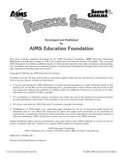 Grade 4 Physical Science - AIMS Store