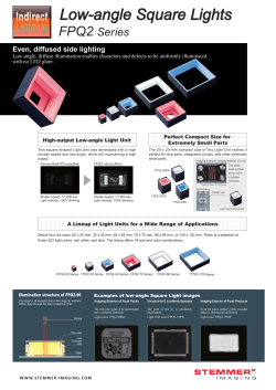 Low-angle Square Lights