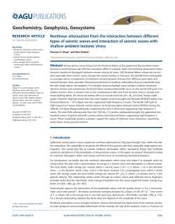 Nonlinear attenuation from the interaction between different types of