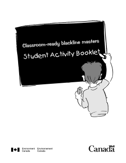 Classroom-ready blackline masters