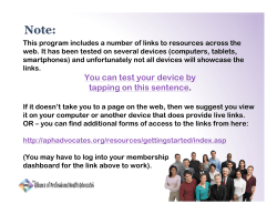 Getting Started pdf format - The Alliance of Professional Health