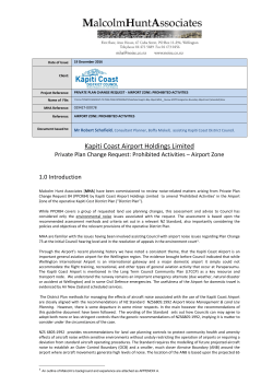 Kapiti Coast Airport Holdings Limited