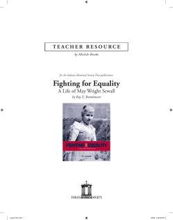 Fighting for Equality - Indiana Historical Society